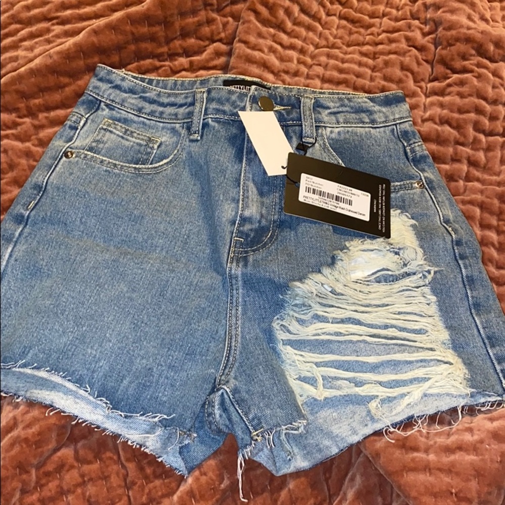 Vintage Wash Distressed Denim